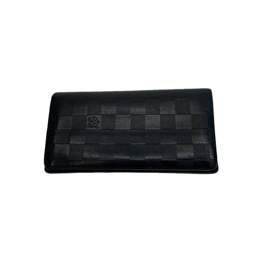 LOUIS VUITTON ルイヴィトン ダミエアンフィニ ポルトフォイユブラザ LOUIS VUITTON◇ポルト・フォイユ・ブラザ_ダミエ・アンフィニ_BLK