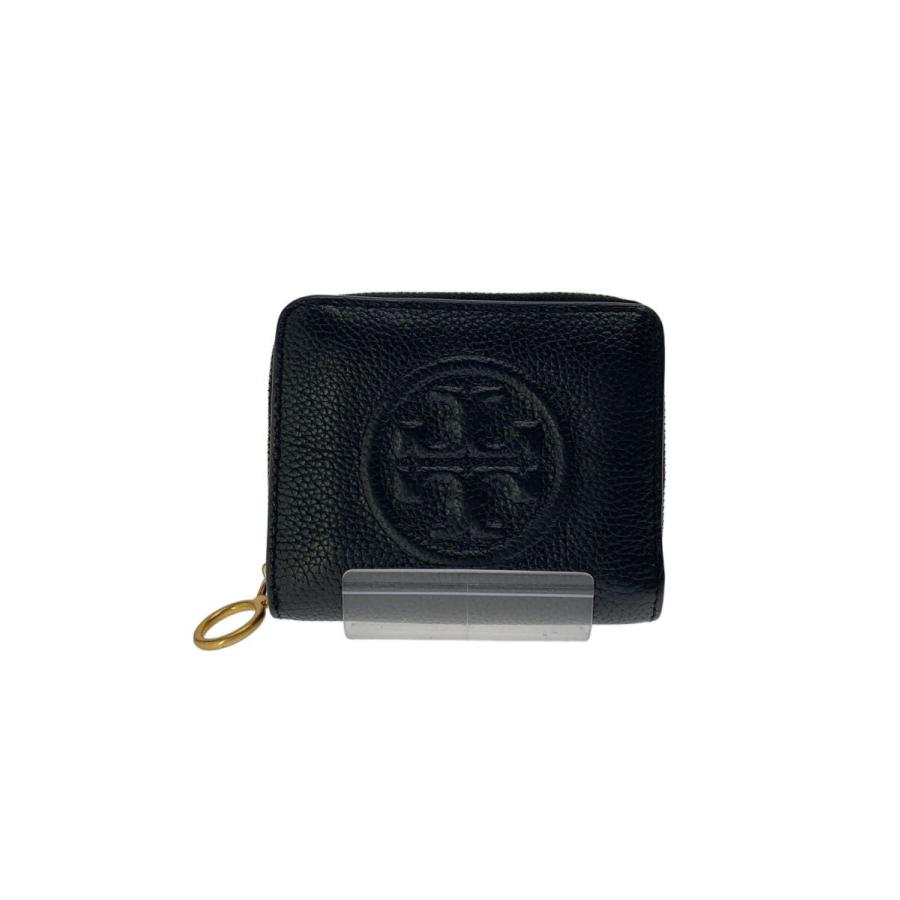 TORY BURCH◇2つ折り財布/レザー/BLK/レディース/10005626 : セカンド