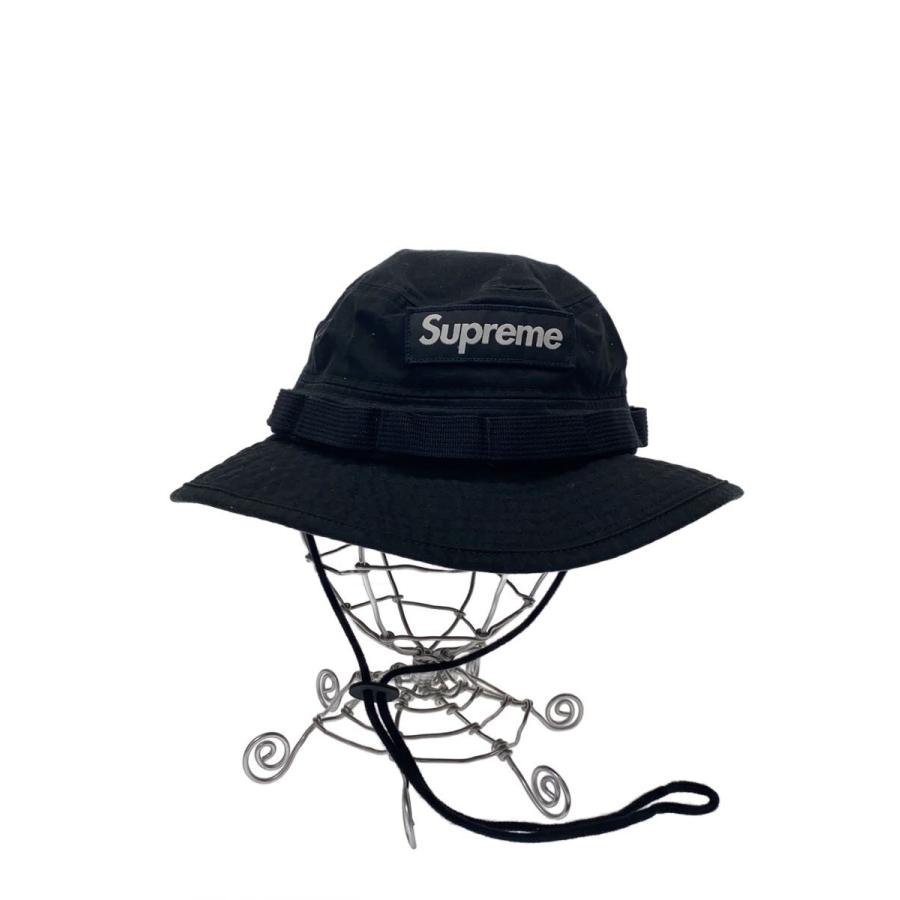 Supreme◇バケットハット/M/コットン/BLK/メンズ : セカンドストリート