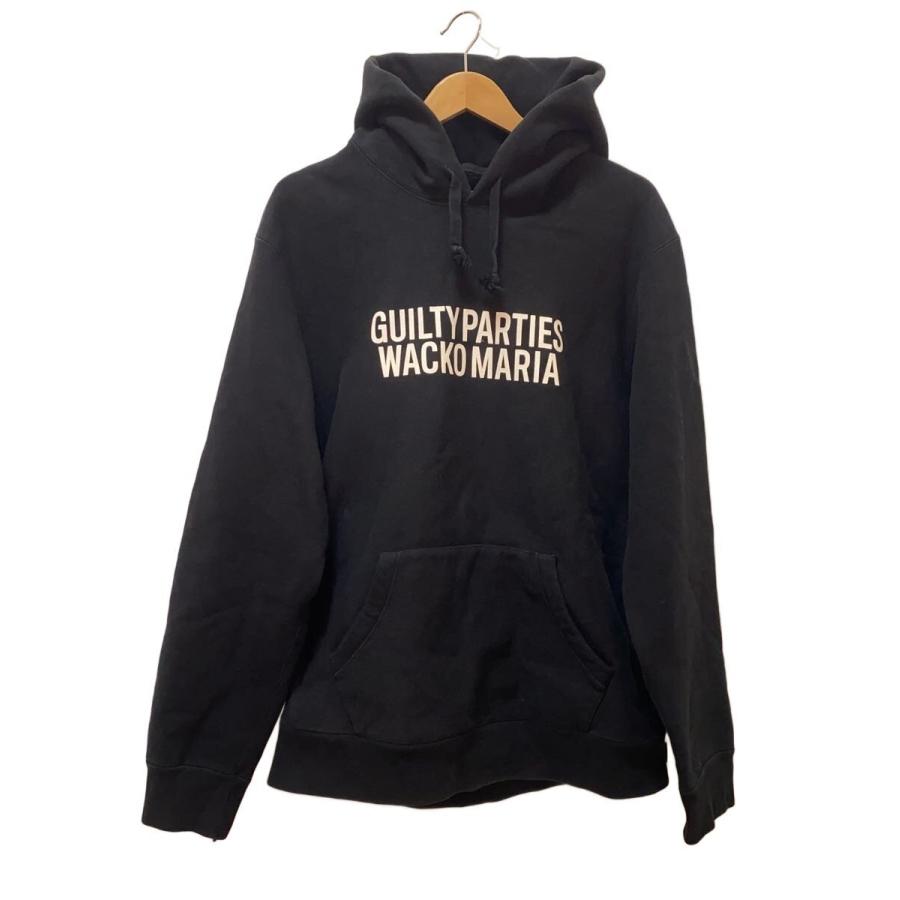WACKO MARIA◇パーカー/XXL/コットン/BLK/無地 : セカンドストリート