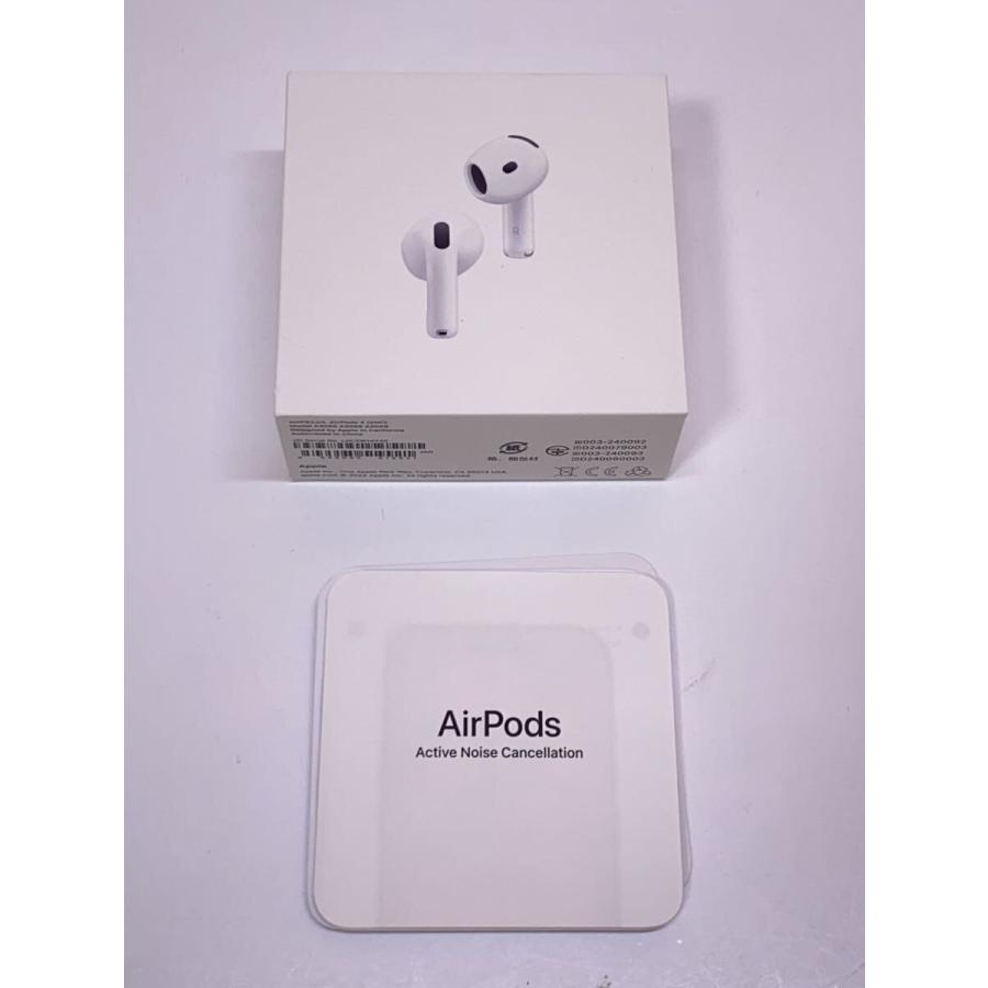 Apple◇イヤホン AirPods 4 アクティブノイズキャンセリング搭載モデル