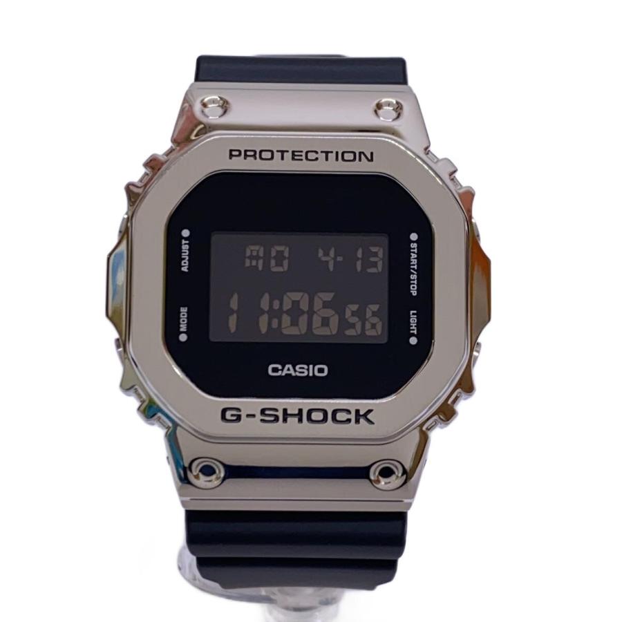 CASIO◇腕時計/デジタル/ラバー/BLK/BLK/GM-5600U : セカンド