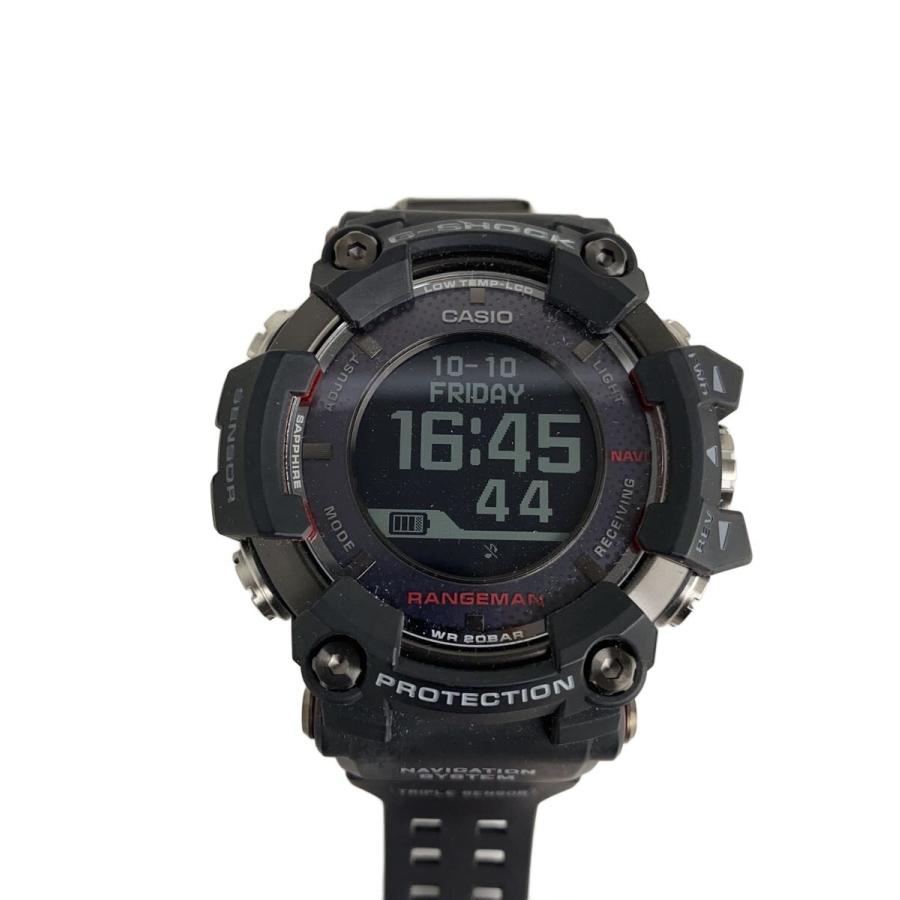CASIO◇ソーラー腕時計・G-SHOCK/デジタル/セラミック/BLK/BLK/SS