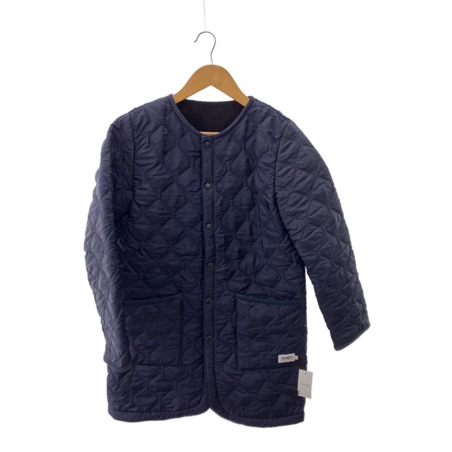 ARMEN◇キルティングジャケット/1/ポリエステル/NVY/無地 : セカンド