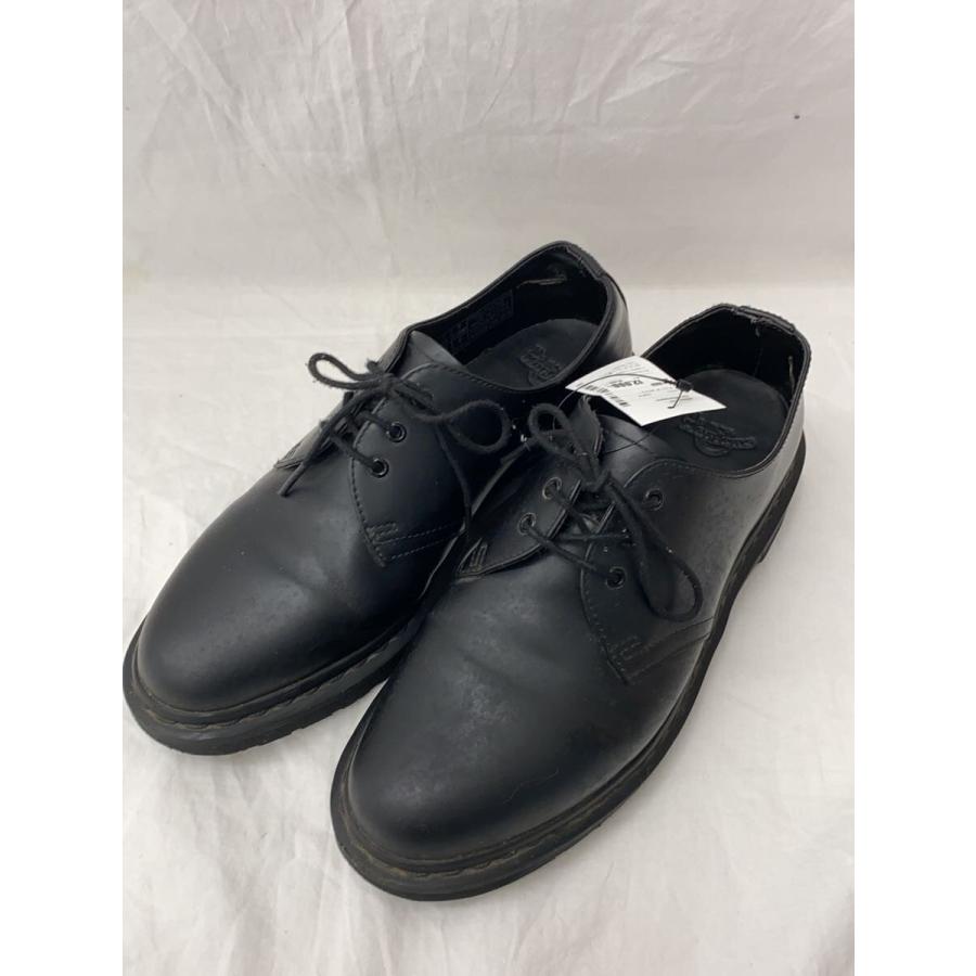 Dr. Martens 1461 ブラック シューズ UK7 Dr.Martens◇3ホール/ダービー/黒ステッチ/ドレスシューズ/UK7/BLK