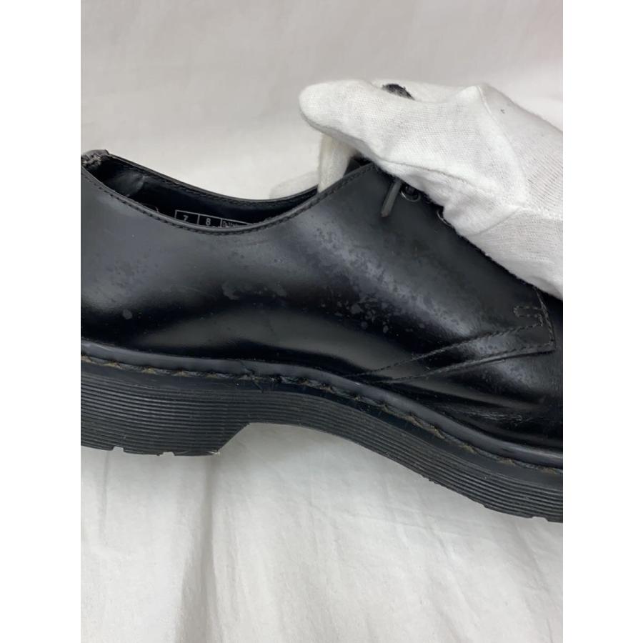 Dr.Martens◇3ホール/ダービー/黒ステッチ/ドレスシューズ/UK7/BLK