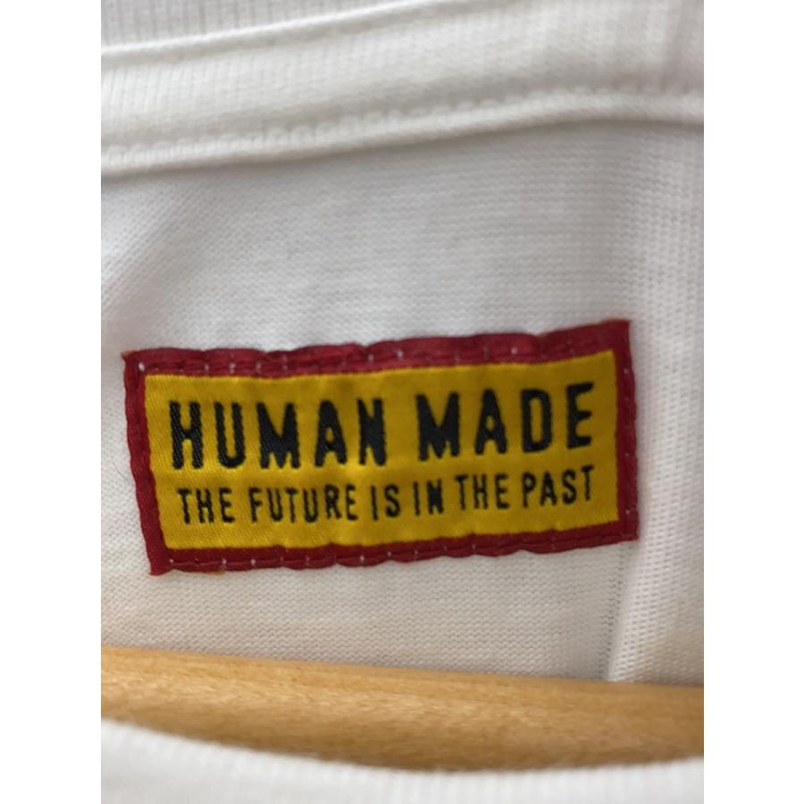 HUMAN MADE◇ハートロゴ/2025年モデル/青ハート/Tシャツ/XXL/コットン