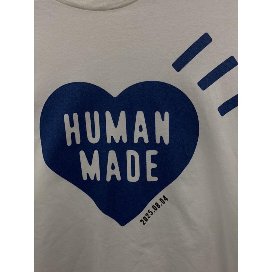 HUMAN MADE◇ハートロゴ/2025年モデル/青ハート/Tシャツ/XXL/コットン