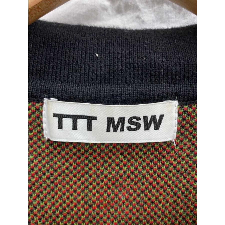 TTTmsw Flower Jacquard KnitCardigan Mサイズ TTT_MSW◇Flower Jacquard Knit/カーディガン/L/コットン/TTT-2022SS