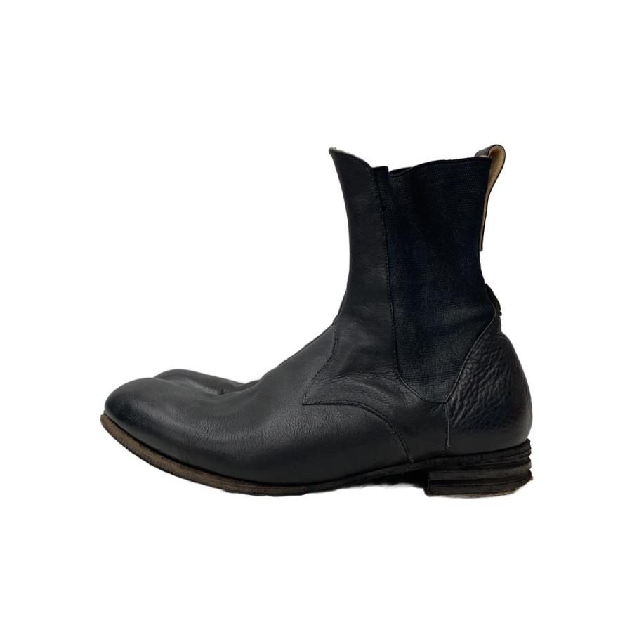 foot the coacher◇サイドゴアブーツ/サイズ表記8/BLK/レザー/FT-06SS 