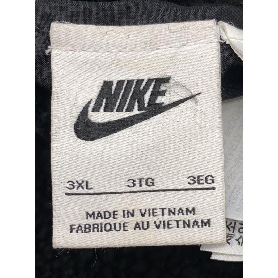 NIKE◇ボアフリースジャケット/リバーシブル/3XL/ポリエステル/BLK