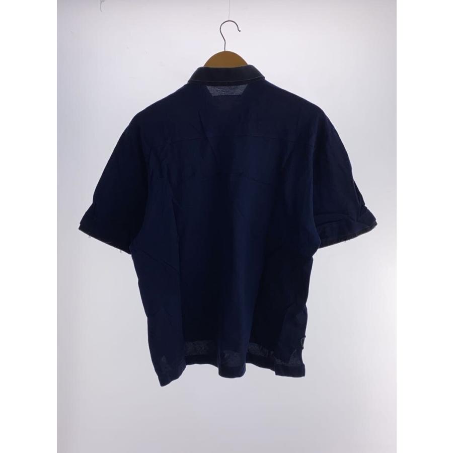 sacai◇21SS/Cotton Jersey Polo Shirt/ポロシャツ/1/コットン/NVY/21