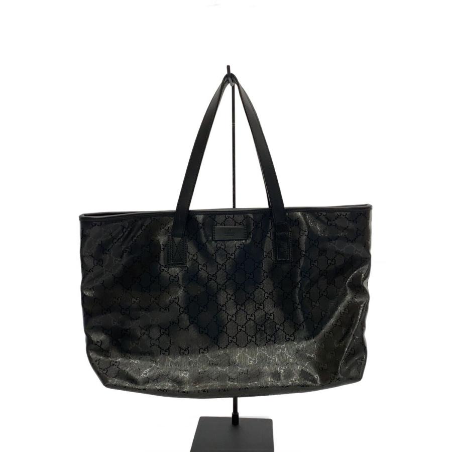 GUCCI◇トートバッグ_GGインプリメ/PVC/BLK : セカンドストリートYahoo