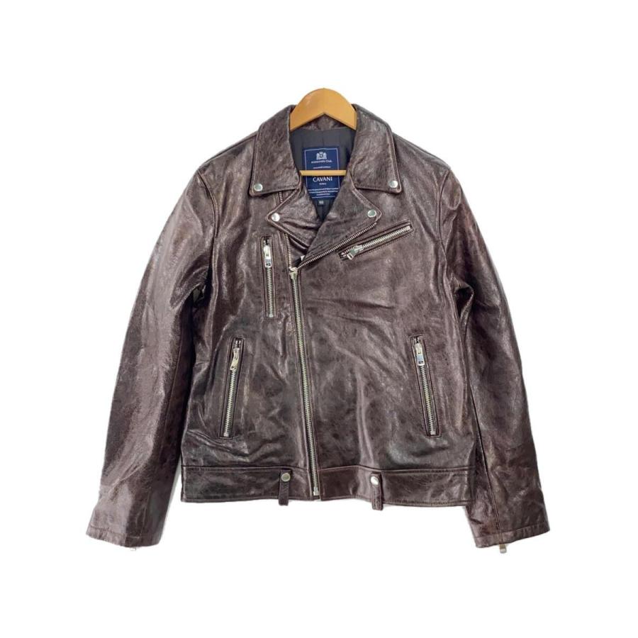 ROBERT CAVANIライダースジャケット本革ダブル50 XLサイズ