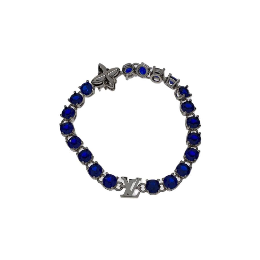 最終価格　極美品　M1062L ルイヴィトン　ブレスレット　BTS着用 LOUIS VUITTON◇ブレスレット/ステンレス/BLU/レディース/M1062L