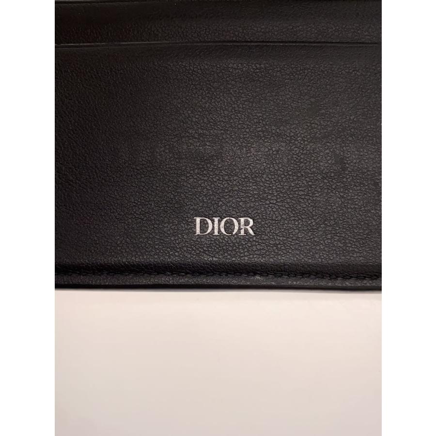 Christian Dior◇2つ折り財布/レザー/BLK/メンズ : セカンドストリート