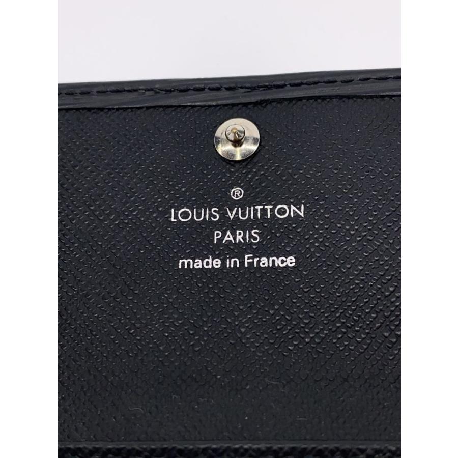 LOUIS VUITTON◇ミュルティクレ6/エピ/キーケース/レザー/BLK/メンズ