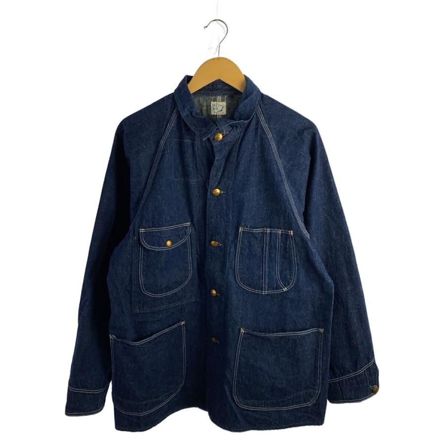 美品 orslow カバーオール デニム インディゴブルー М 日本製 orSlow（オアスロウ） 1940'S COVERALL DENIM ONE WASH カバーオール