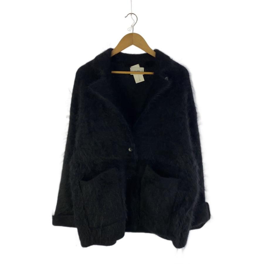 CLANE◇ANGOLA TAILORED KNIT JACKET/ニットジャケット/2/アンゴラ/BLK 
