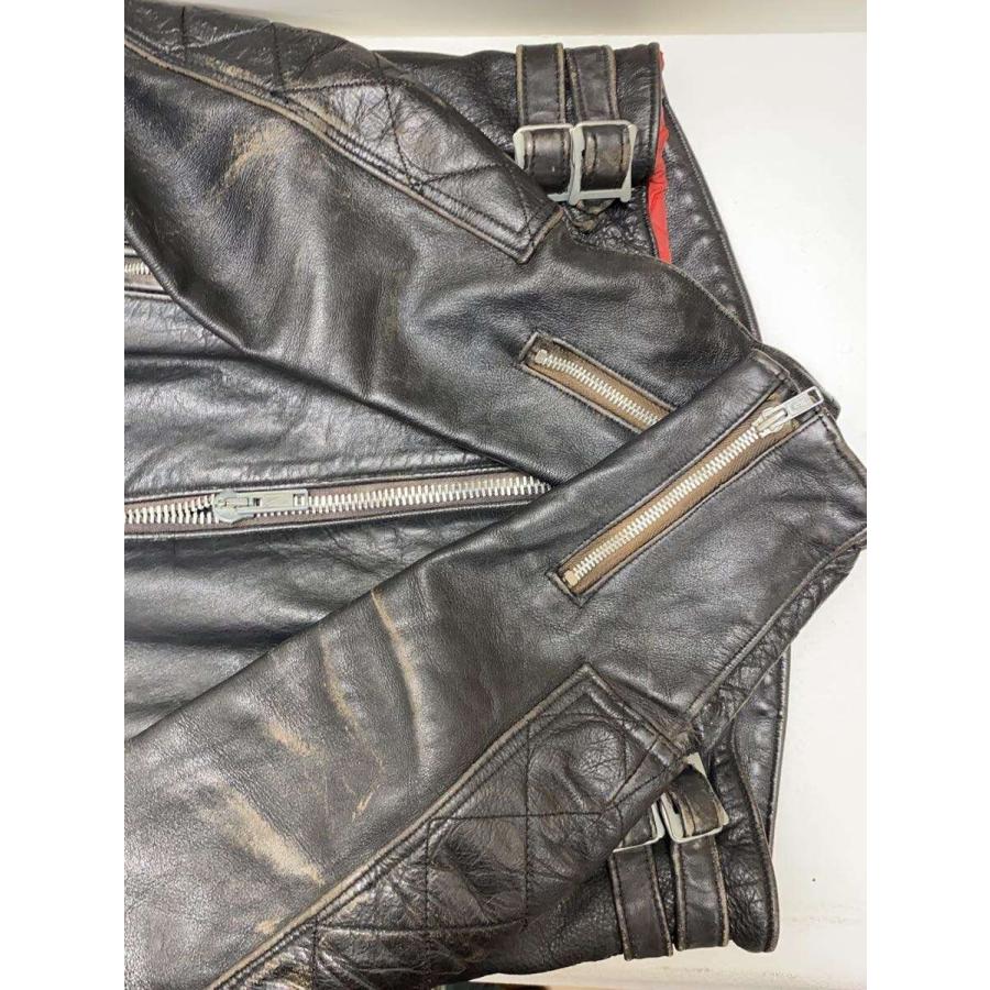 Lewis Leathers◇シングルライダースジャケット/--/レザー/BLK