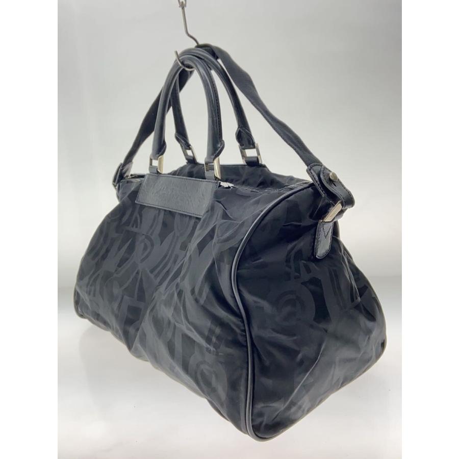 Salvatore Ferragamo◇ボストンバッグ/2WAY/BLK/246513 : セカンド