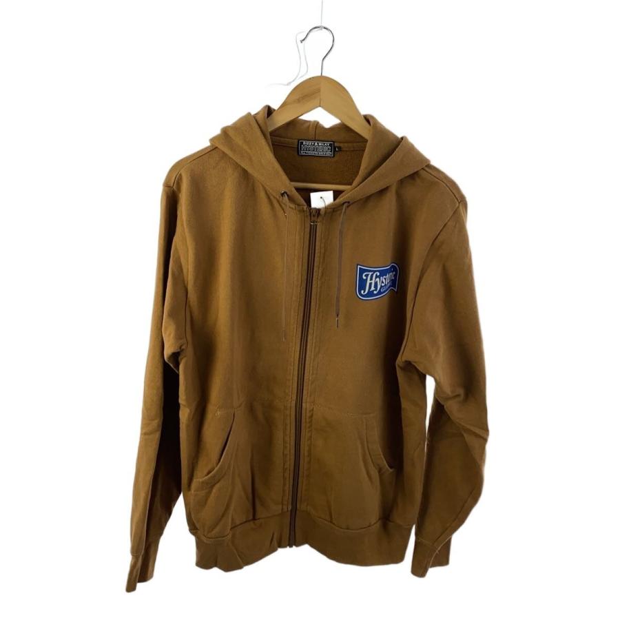 HYSTERIC GLAMOUR◇23AW/ジップパーカー/フーディー/L/コットン/BRW