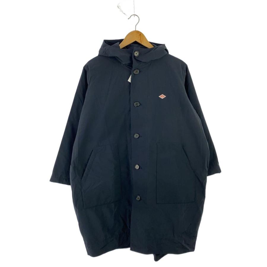 DANTON◇INSULATION HOODED COAT/コート/フーデッド/36/ナイロン/NVY 