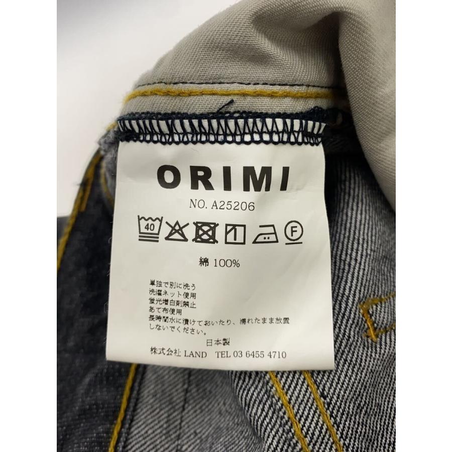 orimi/ OVERLAP BUGGY DENIM PANTS/バギーデニムパンツ/BLK/A25206_4