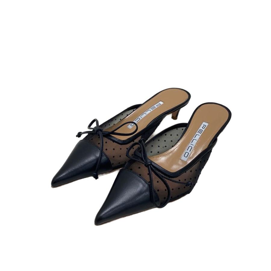 PELLICO◇サンダル/35.5/BLK/CUORE : セカンドストリートYahoo!店