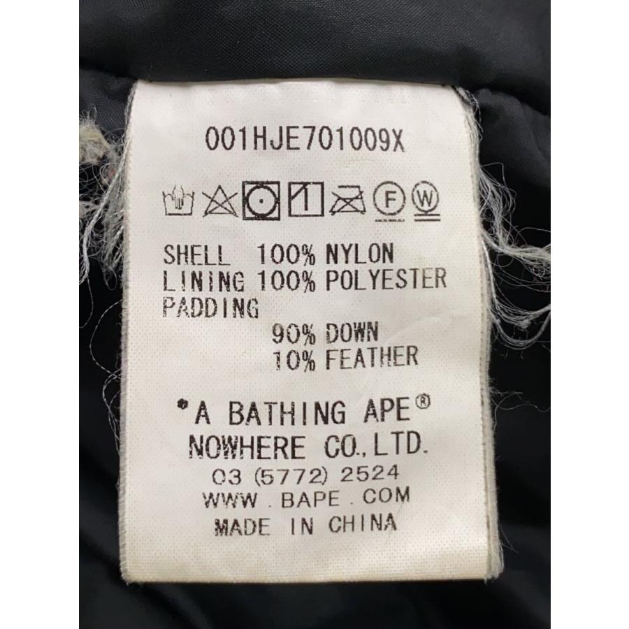 A BATHING APE◆フーデットダウンジャケット/XL/ナイロン/GRN/カモフラ/迷彩//の画像