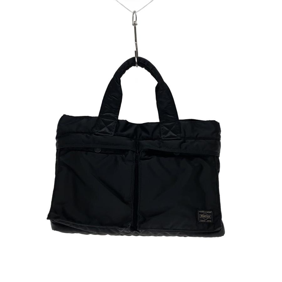 PORTER◇TANKER/タンカー/吉田カバン/トートバッグ/ハンドバッグ/BLK