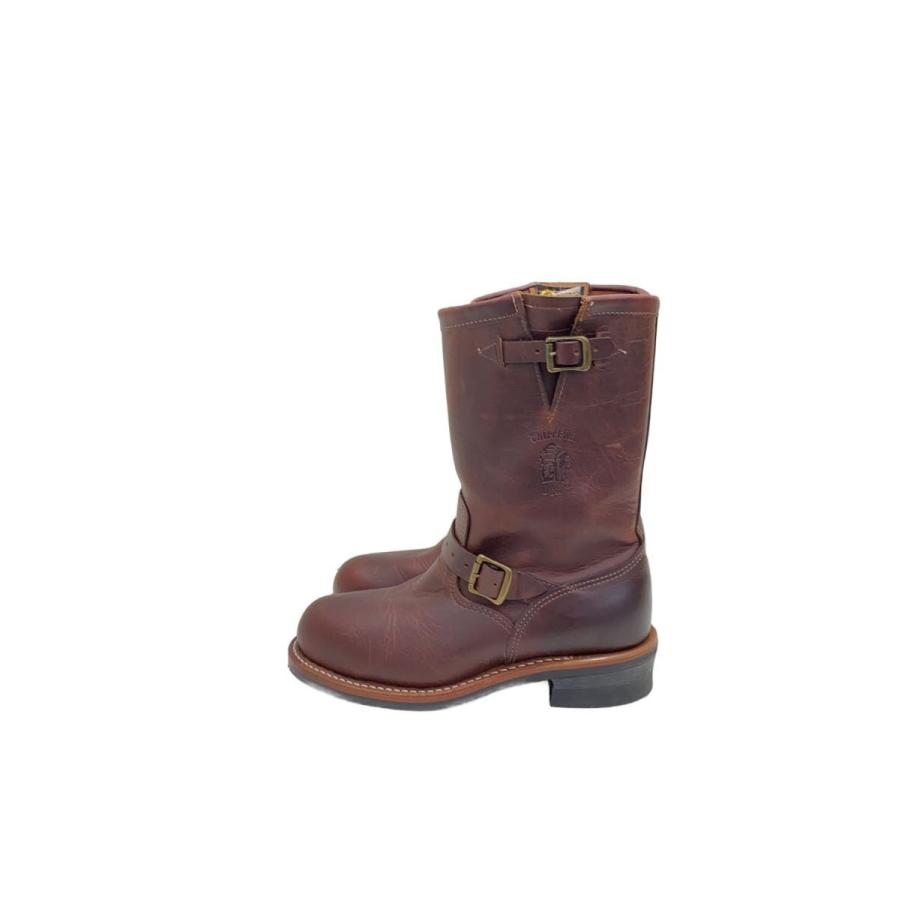 【希少・美品】chippewa チペワ 91068 9E エンジニアブーツ CHIPPEWA◇エンジニアブーツ/US9.5/BRW/レザー/91068// : セカンド