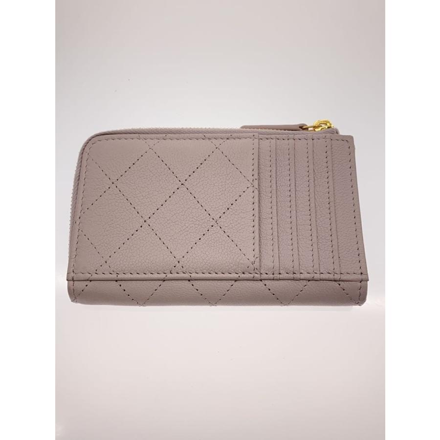 CHANEL◇ココマーク/CCロゴ/フラグメントケース/財布/レザー/PNK