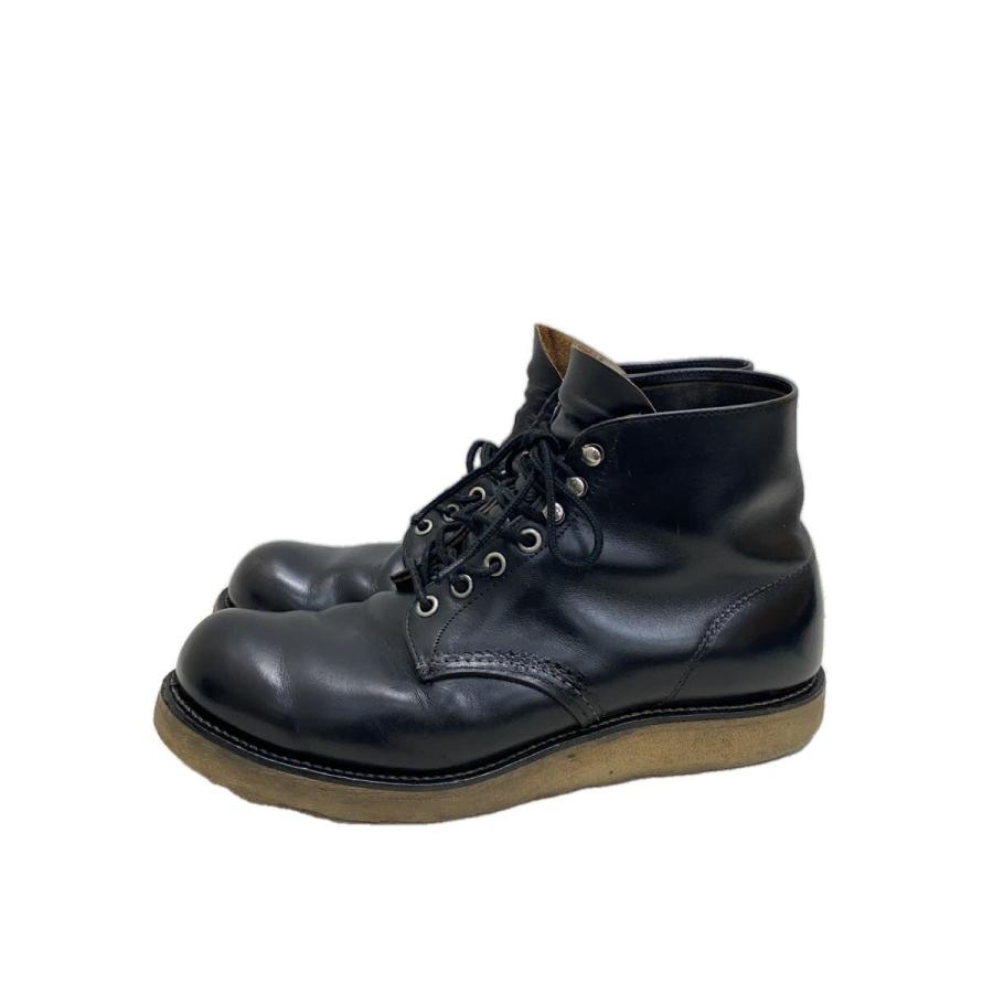 N243 RED WING 8165　プレーントゥブーツ　US8　刺繍羽タグ RED WING◇6インチクラシックプレーントゥ/刺繍羽タグ/ブーツ/US8.5