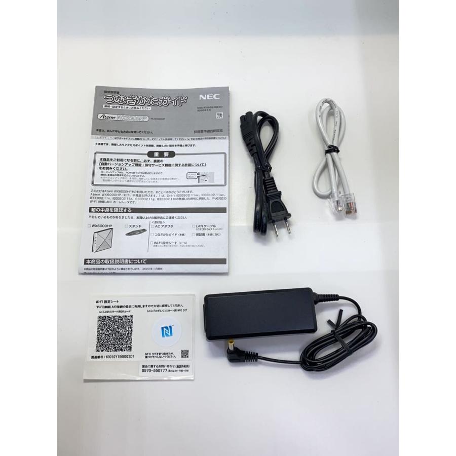 NEC◇無線LANルーター(Wi-Fiルーター) Aterm WX6000HP PA NEC◇無線LANルーター(Wi-Fiルーター) Aterm WX6000HP PA