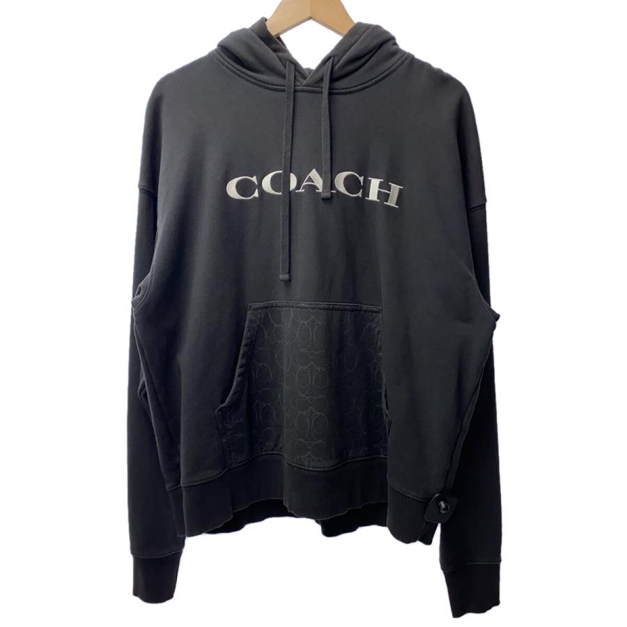 COACH◇パーカー/M/コットン/GRY/cm830 : セカンドストリートYahoo!店