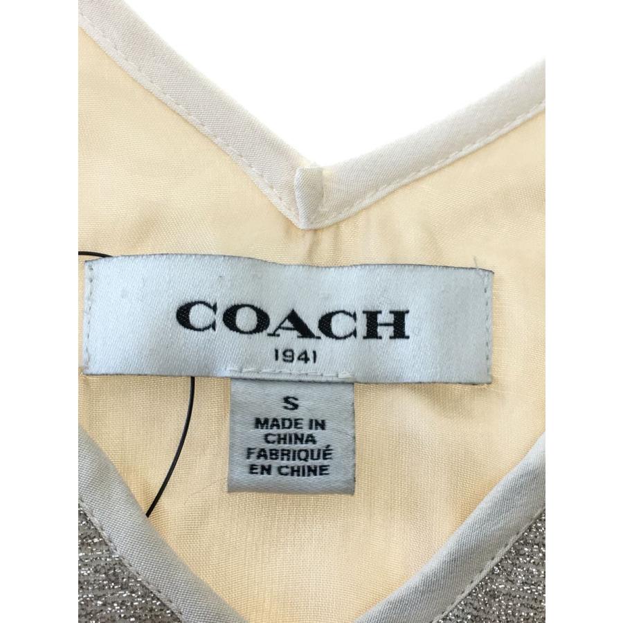 COACH◆ノースリーブワンピース/S/シルク/IVO｜ssol-shopping｜03