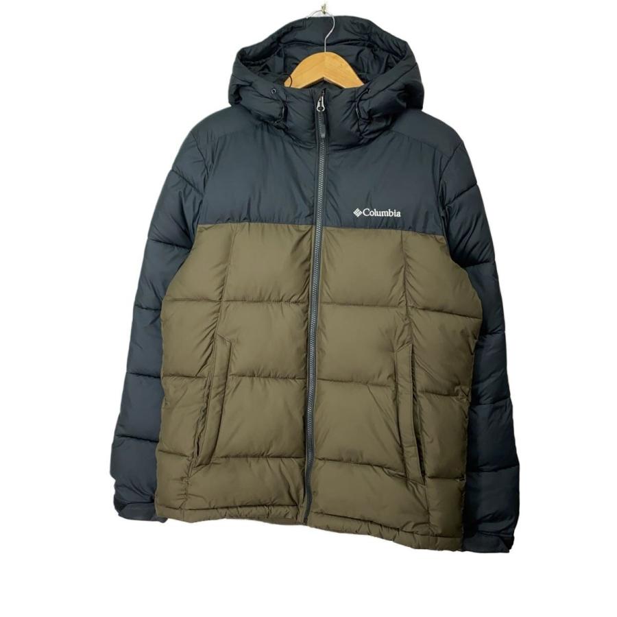 Columbia◇Pike Lake Hooded JKT/ダウンジャケット/S/ポリエステル/KHK 