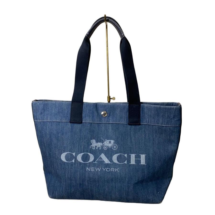 COACH◇トートバッグ/デニム/IDG/N2A2077-F67415 : セカンドストリート