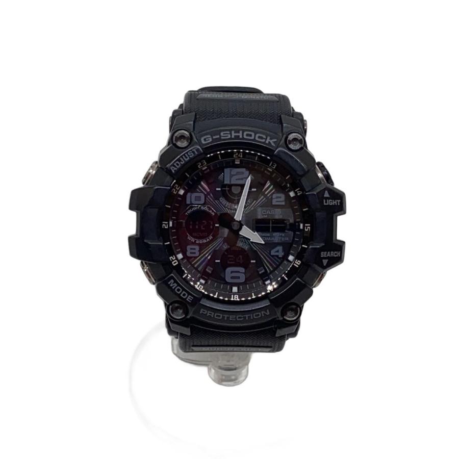 CASIO◇ソーラー腕時計・G-SHOCK/Gショック/デジタル/ラバー/ブラック