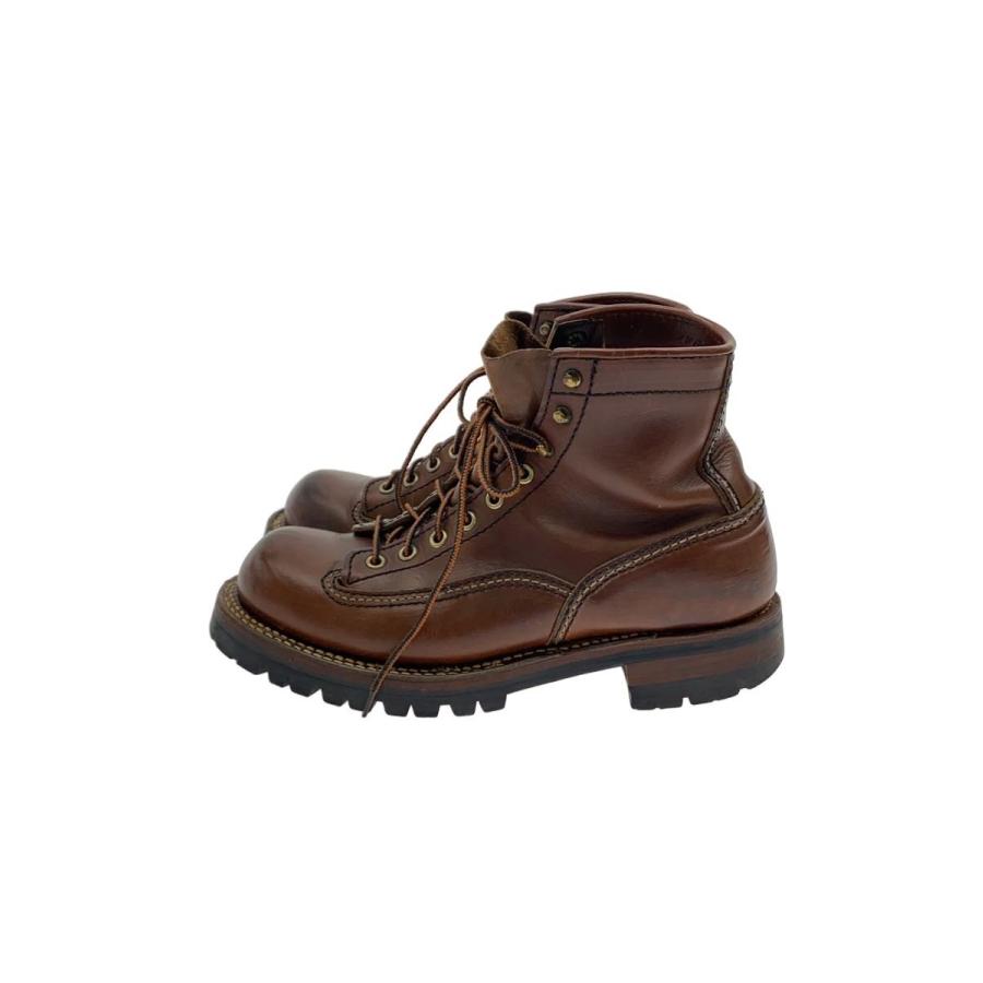 LONE WOLF BOOTS◇LOGGER/ロガー?ブーツ/26cm/BRW/レザー/LW00125