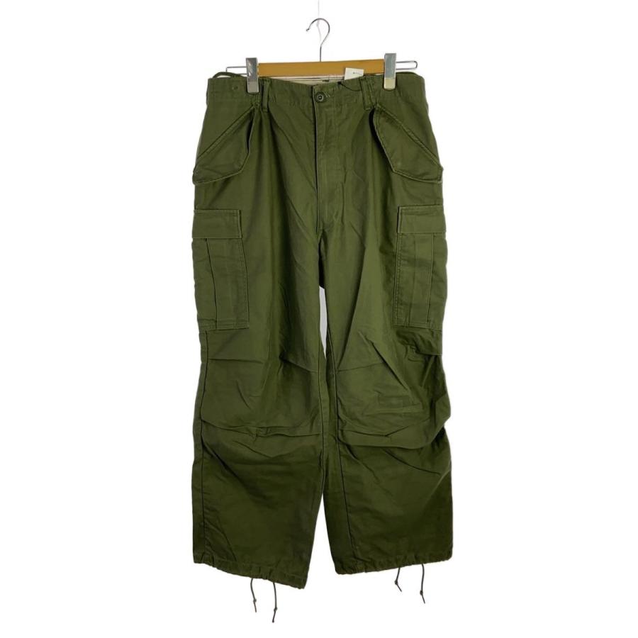 US.ARMY◇M-65初期型/アルミ/GRIPPERジップ/カーゴパンツ/M/--/KHK