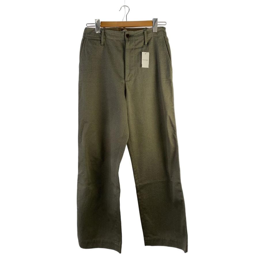 AURALEE◇WASHED FINX/ボトム/4/コットン/KHK/A9AP01PN// : セカンド