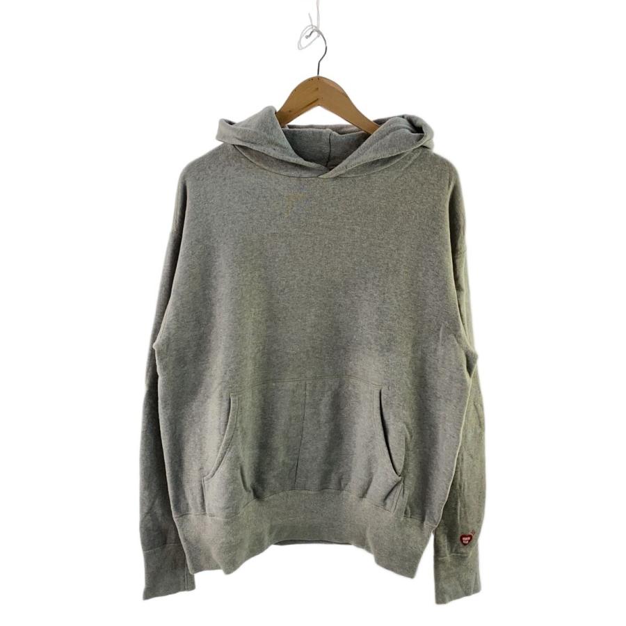 HUMAN MADE◇パーカー/L/コットン/GRY/無地 : セカンドストリートYahoo