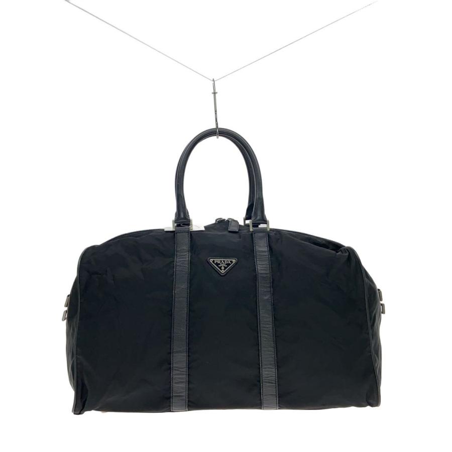 PRADA◇ボストンバッグ/ナイロン/BLK : セカンドストリートYahoo!店