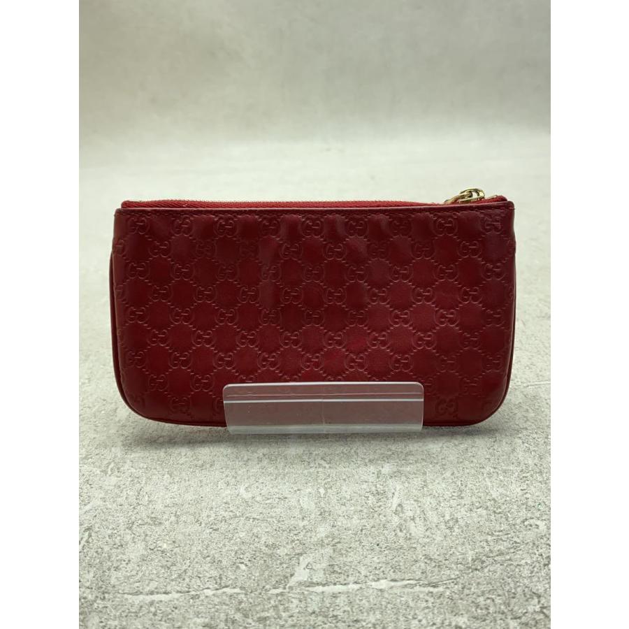 GUCCI◆コインケース_マイクログッチシマ/レザー/RED/レディース｜ssol-shopping｜02