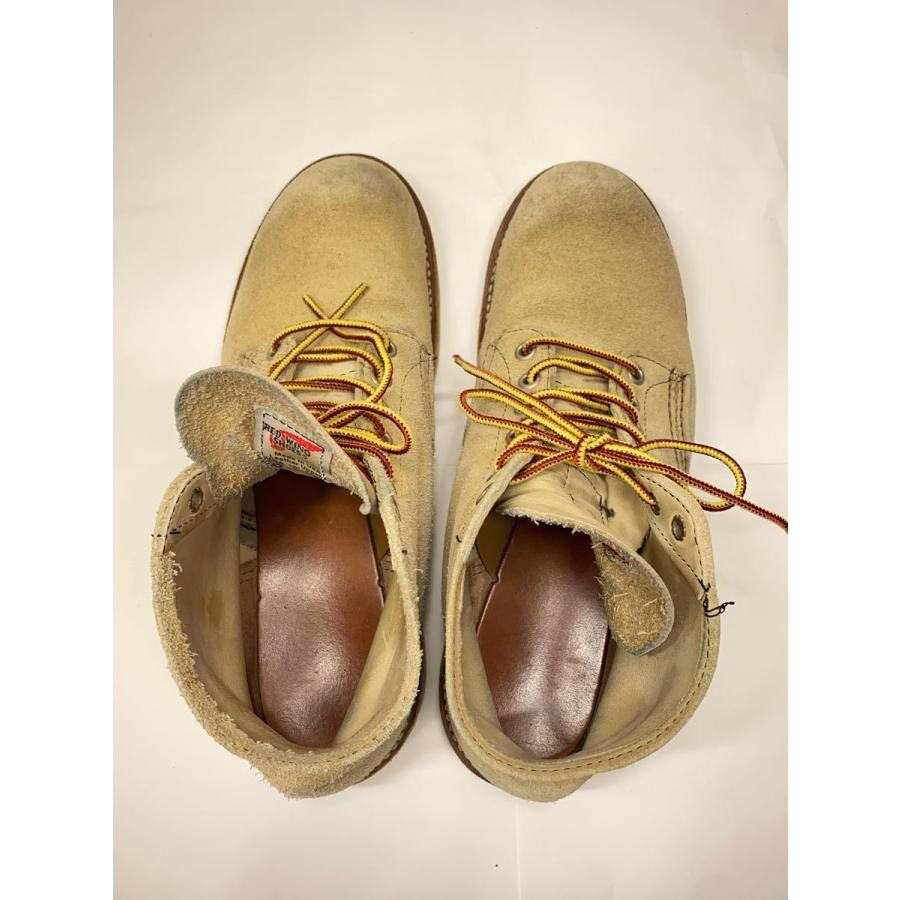 RED WING◆レースアップブーツ・6インチプレーントゥ/US6.5/IVO/スウェード｜ssol-shopping｜03