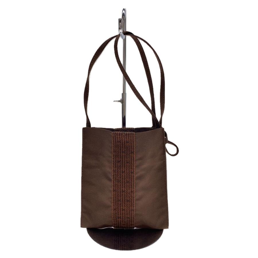 HERMES◇ショルダーバッグ/キャンバス/BRW/総柄 : セカンドストリート