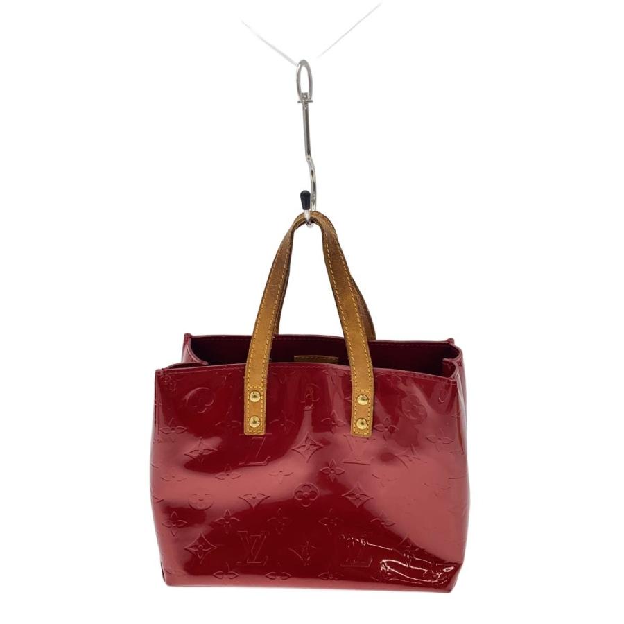 LOUIS VUITTON ヴェルニ リードPM エナメル ハンドバッグ LOUIS VUITTON◇リードPM_モノグラム・ヴェルニ/エナメル/RED