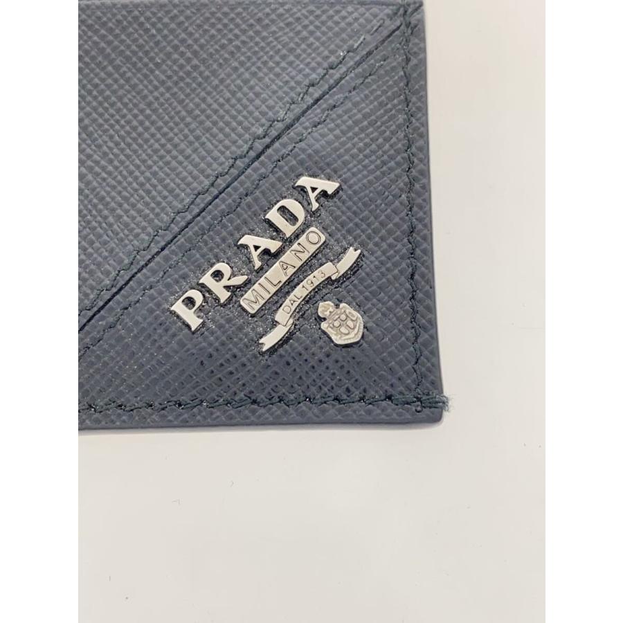 PRADA◇カードケース/レザー/BLK/メンズ : セカンドストリート